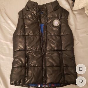 Aero Black Puffer Vest